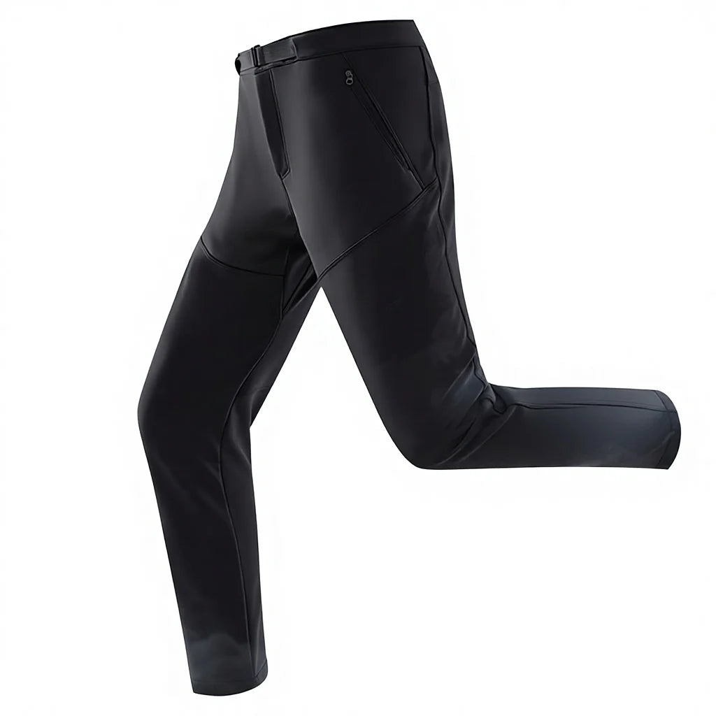 Winter Outdoor Soft Shell Men's Thick Windproof Velvet Warm Breathable Hiking Mountain Climber Ski Pants