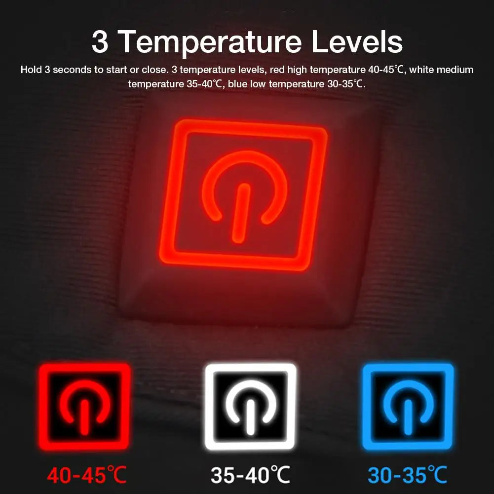 Heated Gloves 3.7V Rechargeable Battery Powered Electric Heated Hand Warmer for Hunting Fishing Skiing Cycling Motorcycle Gloves