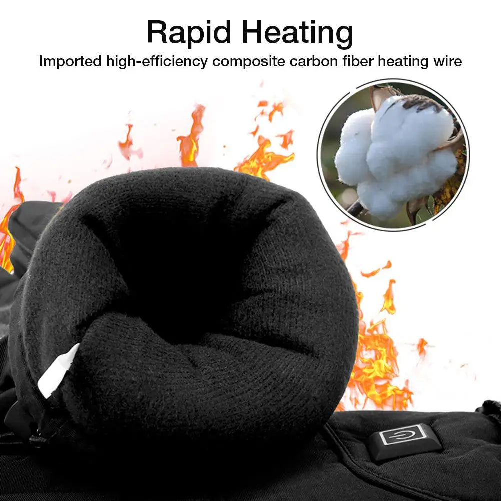 Heated Gloves 3.7V Rechargeable Battery Powered Electric Heated Hand Warmer for Hunting Fishing Skiing Cycling Motorcycle Gloves