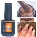 ELL LOUREL Nude Brown Builder Nail Gel Polish In A Bottle Strong Semi Permanent UV Acrylgel Hard  Gellak Manicure Nails Supplies