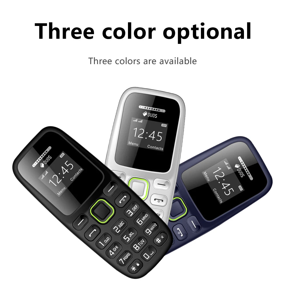 SERVO BM310 Mini Mobile Phone Dual SIM Standby Call Recording Bluetooth Dial Blacklist MP3 Player 2G GSM Backup Small Cellphones