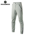 ROCKBROS Cycling Pants Autumn Winter Casual Windproof Fleece-lined Long Pants Riding Fitness Trousers Outdoor Warmth Pants