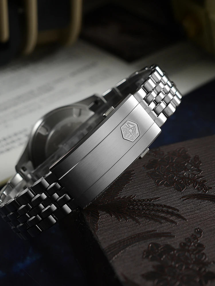 San Martin 39.5mm Men Pilot Watch YN55 Automatic Mechanical Aviation Watches Chinese Style Original Design SN0033 Field Reloj