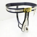 Stainless Steel Male T Type Chastity Belt Cock Cage Restraint Lockable Chastity Device Anal Beads SexToys for Men BDSM Gear game