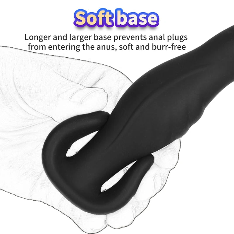 Wearable Anti Drop Soft Anal Plug Prostate Massage Silicone Butt Plug Anal Training Comfortable To Wear Butt Plug Adult Products