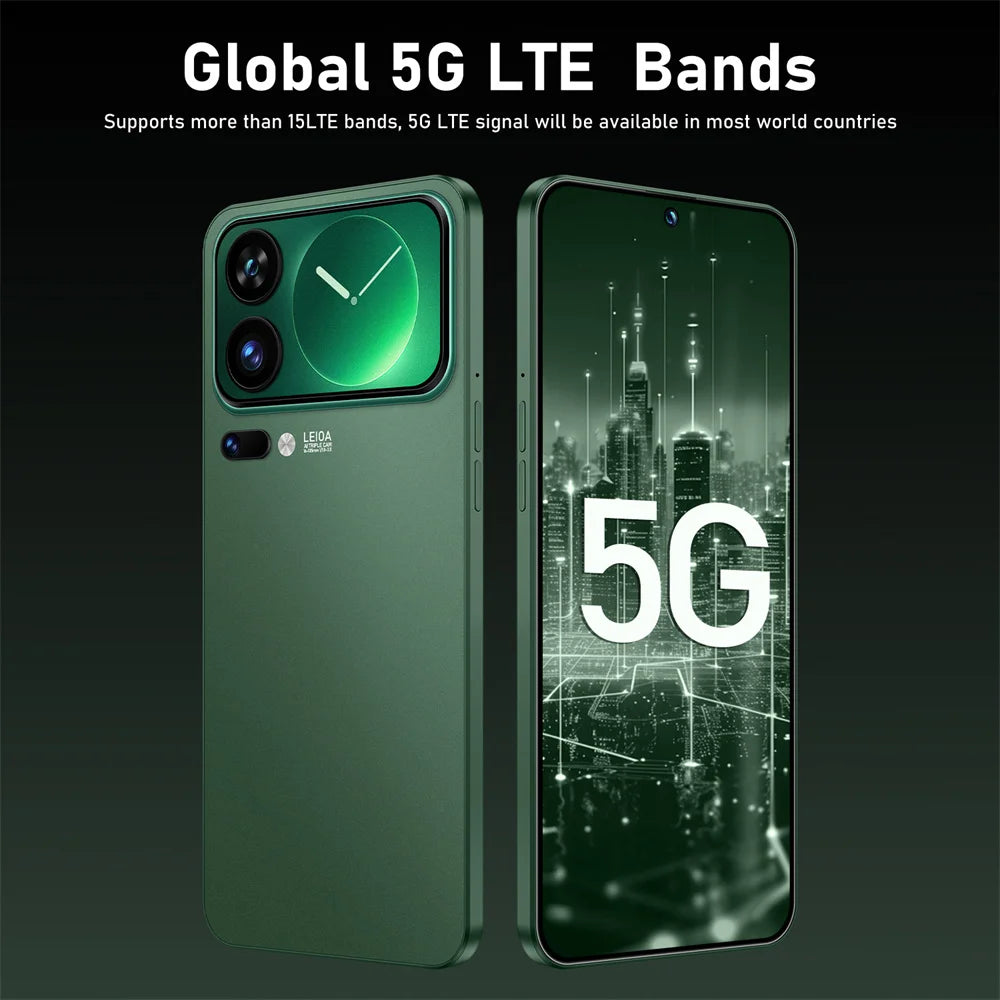 New M17 Pro Max Smartphone 5G 7.3HD Android Mobile Phones 22G+2TB Cellphone Dual SIM 7800mAh Cell Phone Unlocked Global Version