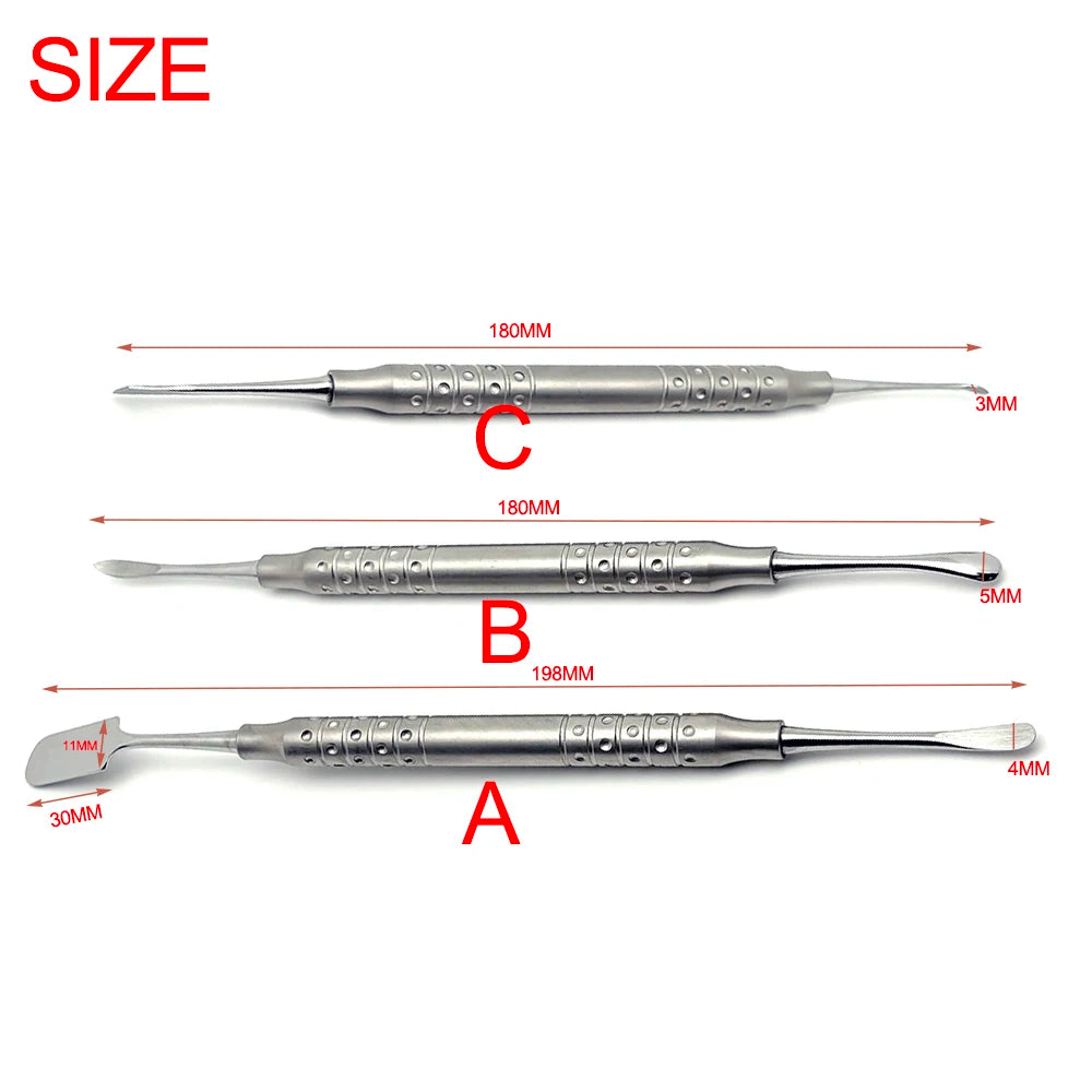 Dental Implant Periosteal Elevator Double Ends Reflecting Retracting Splitter Separator Dental Implant Sinus Lift Instruments